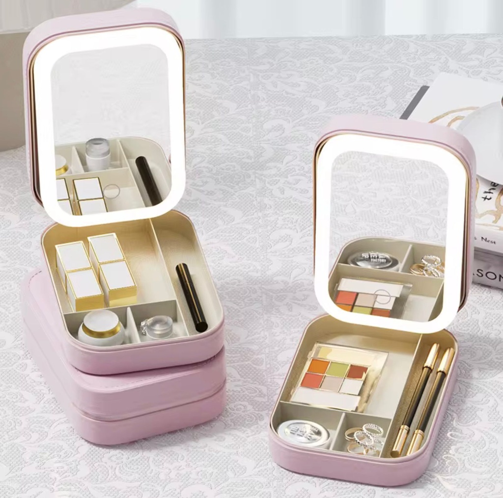LED Mirror Make up Box